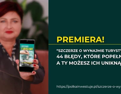 Miniatura: E-book „SZCZERZE O WYNAJMIE TURYSTYCZNYM....